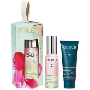 BNIB Caudalie Beauty Elixir & Detox Mask Duo Gift Set Limited Edition
